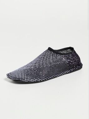 BNWT Christopher Esber Crystal Mesh Flats 38
